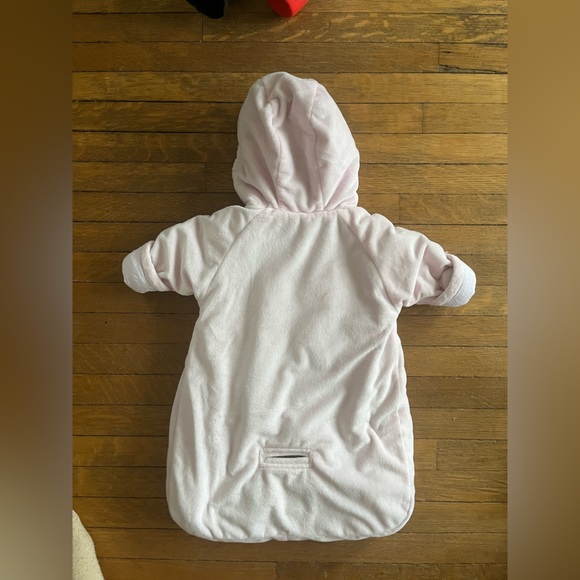 Carter's Infant Snowsuit 0-6M Fleece Car Seat Coat Sleep Slack - Picture 3 of 3